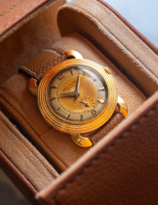 Turtle Lugs in 18-carat yellow gold with silver guilloché tropical dial, one of only eight known examples (Image Credit: PRNewswire)