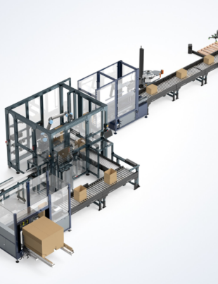 Vention’s third-generation Rapid Series Palletizer and new modular conveyor ecosystem combine modular hardware, intelligent software, and rapid deployment to simplify end-of-line automation (Image Credit: PRNewswire)