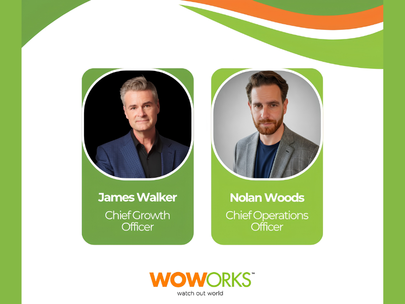 WOWorks, the parent company of six health-focused restaurant brands, has appointed industry veteran James Walker as Chief Growth Officer and promoted Nolan Woods to Chief Operations Officer (Image Credit: PRNewswire)
