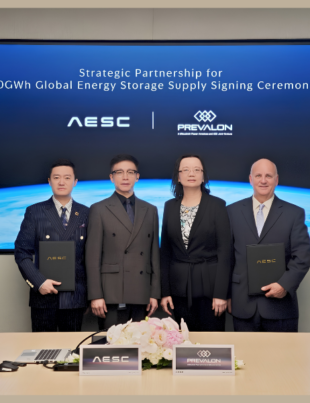AESC and Prevalon Energy Sign 10+ GWh Strategic Supply Agreement to Support Global Energy Storage Growth (Image Credit: PRNewswire)