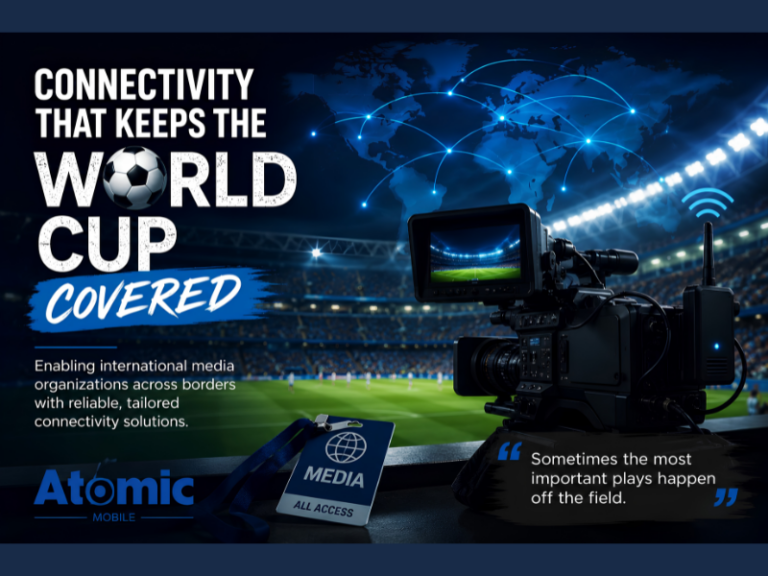 Atomic Mobile Supports Connectivity for International Media Covering the FIFA World Cup (Image Credit: Atomic Mobile LinkedIn page)