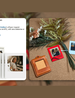 Battery-Free VidaBay Snap Passive E Ink Instant Film Turns Mobile Album Photos Into Displayable, Giftable Home Decor (Image Credit: VidaBay official website)