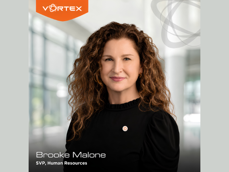 Brooke Malone promoted to Senior Vice President, Human Resources at Vortex Companies (Image Credit: PRNewswire)