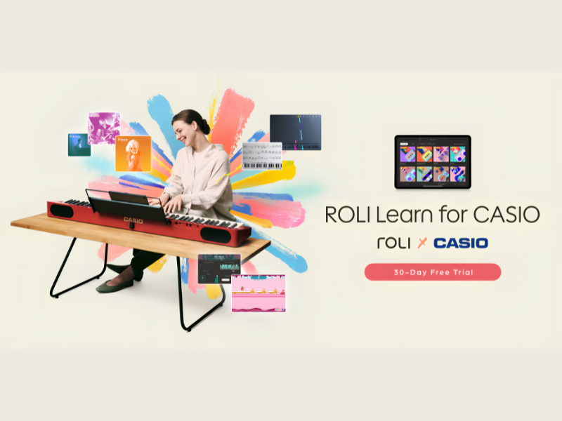Casio and ROLI Bring Innovative Piano Learning Experience to the Next Generation of Musicians (Image Credit: CASIO official website)