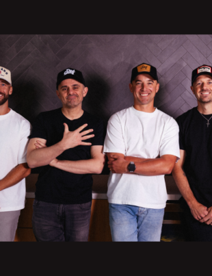 Dad Gang (from L to R) Grant Eastey, Gary Vaynerchuk, Bart Szaniewski and Ejay O'Donnell (Image Credit: PRNewswire)