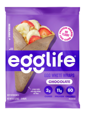 Egglife Launches New Chocolate Egg White Wraps (image Credit: Egglife official website)