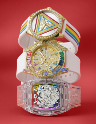 GUESS Watches Introduces Pride Capsule Collection Supporting the Trevor Project (Image Credit: PRNewswire)