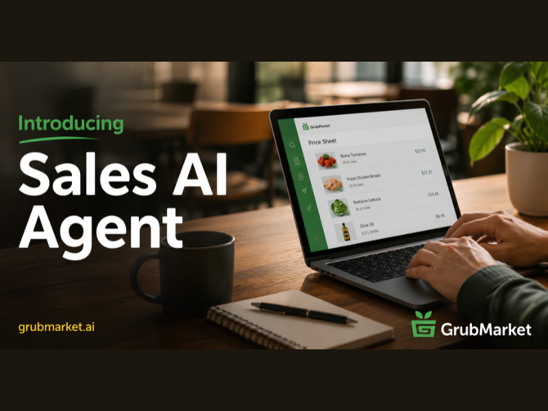 GrubMarket Announces Sales AI Agent (Image Credit: GrubMarket official website)