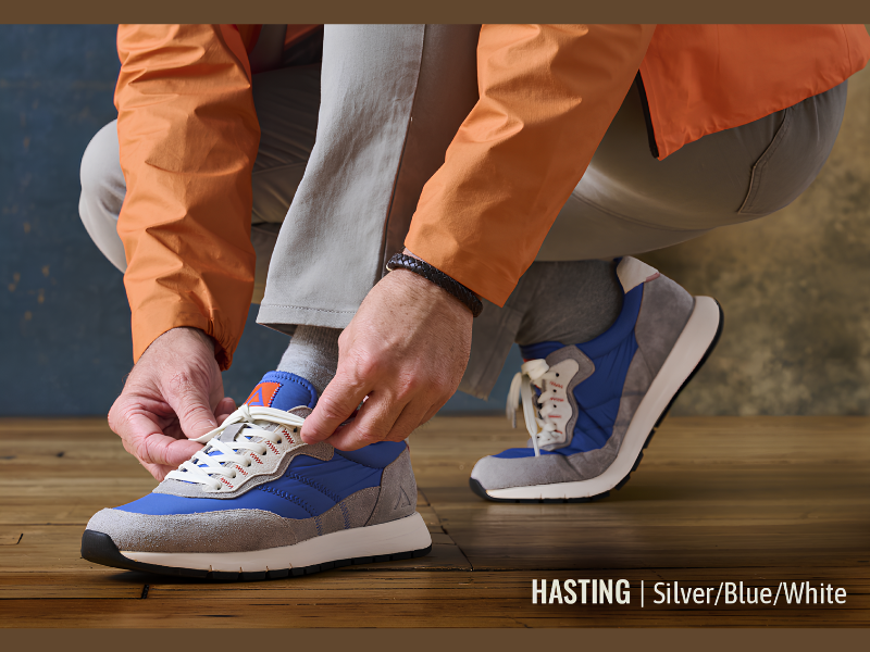 Hasting mixed media lace-up sneaker (Image Credit: Align official website)
