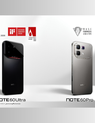 Infinix NOTE 60 Ultra and NOTE 60 Pro receive globally recognized design awards (Image Credit: PRNewswire)