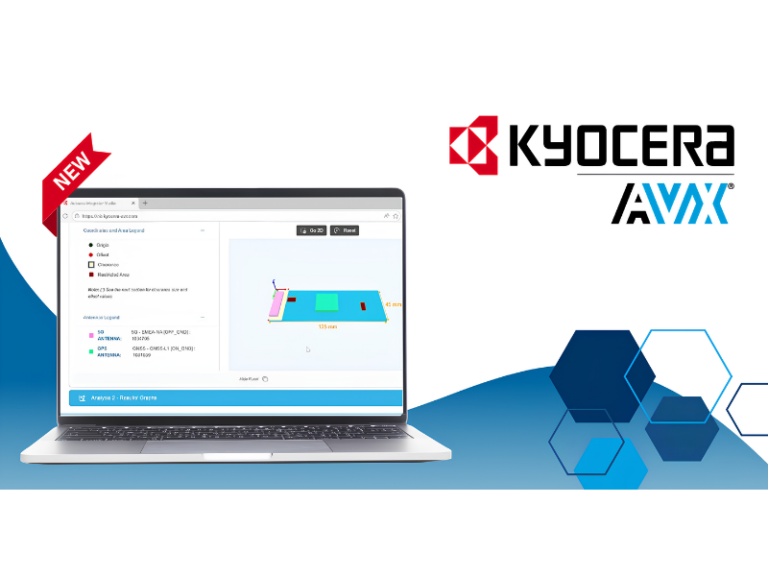 KYOCERA AVX Releases new Web-Based Antenna Integration Tool (Image Credit: KYOCERA AVX official website)