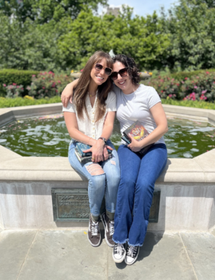 Left to right, Gina Giles-Hare and Sarah O'Hara, Co-Owners of Second Helping Books (Photo credit Sarah O'Hara)