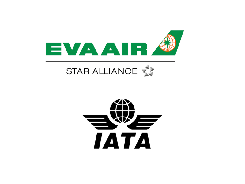 (Image Credit: EVA Air and IATA official websites)