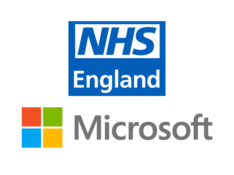 (Image Credit: NHS England and Microsoft official websites)