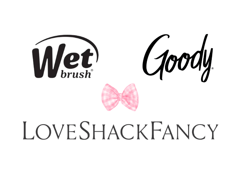 (Image Credit: Wet Brush, Goody and LoveShackFancy official websites)