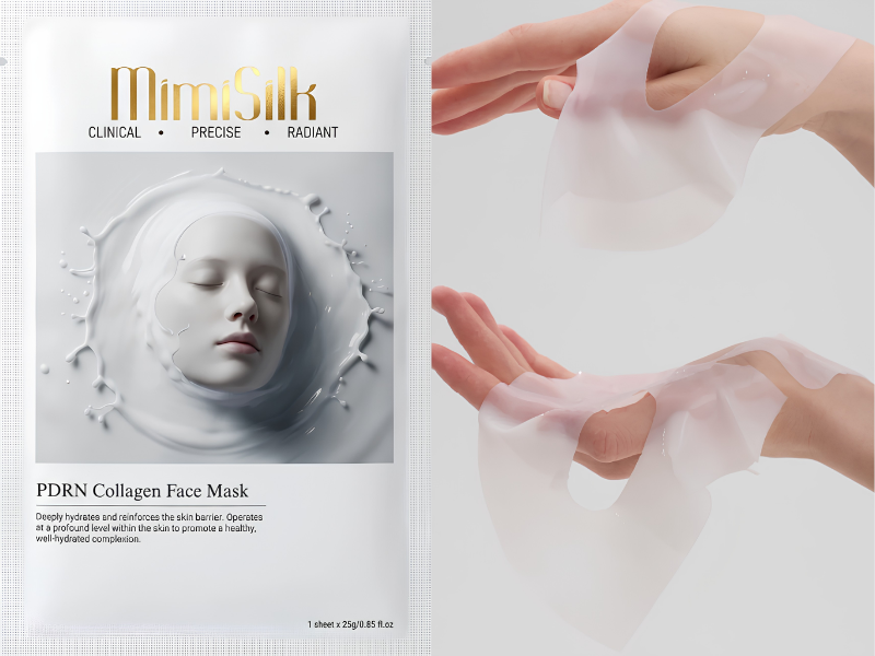 MimiSilk PDRN Collagen Face Mask (Image Credit: MimiSilk official website)