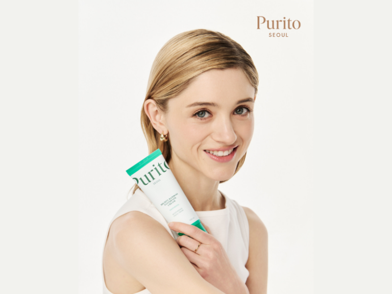 Natalia Dyer Begins Her K-Beauty Journey with Purito Seoul (Image Credit: PRNewswire)