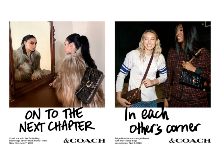 On to the Next Chapter, Charli xcx and In Each Other’s Corner, Paige Bueckers & Angel Reese, &Coach (Image Credit: PRNewswire)