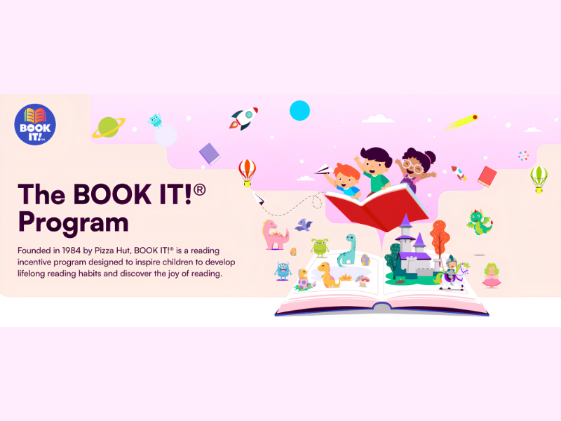 Pizza Hut's BOOK IT! Program (Image Credit: Book it program official website)
