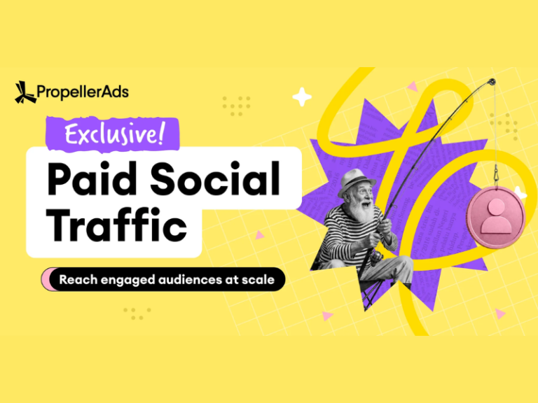 PropellerAds Launches Paid Social Traffic, a New Way to Reach Social Media Audiences (Image Credit: PropellerAds official website)