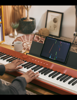 ROLI Learn for CASIO combines Casio keyboards with interactive lessons, licensed songs, and gamified instruction tailored for today’s first-time musicians (Image Credit: PRNewswire)