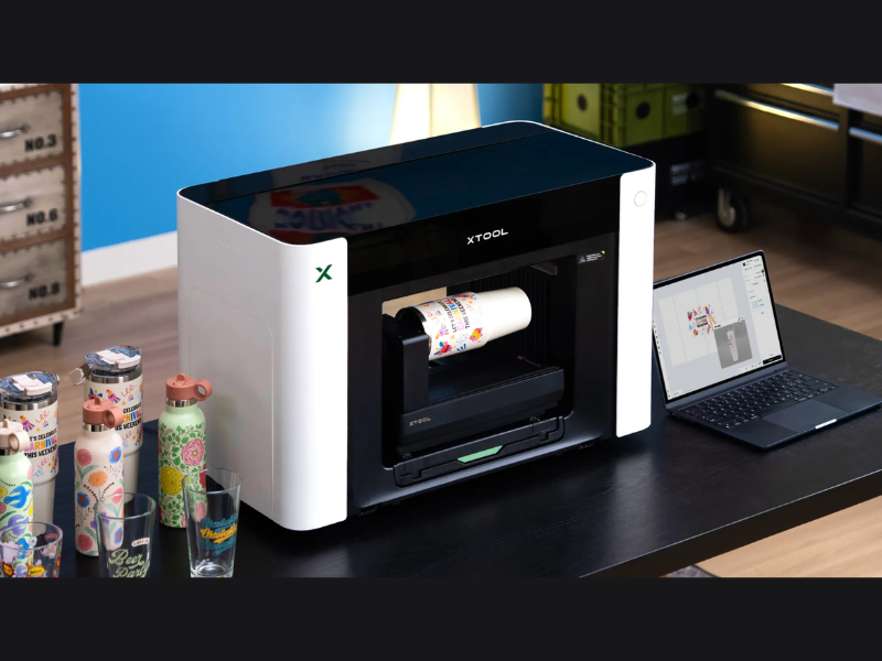 Rotary printing- xTool O1 Omni Printer (Image Credit: xTool official website)