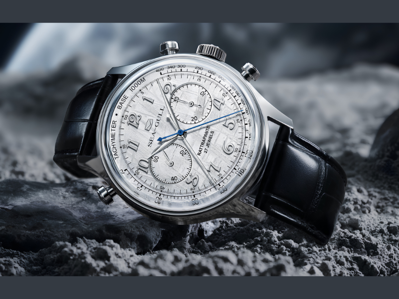 SEA-GULL Debuts Meteorite Rattrapante Chronograph Limited Edition (Image Credit: PRNewswire)
