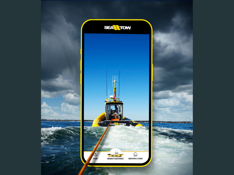Sea Tow Unveils Redesigned Mobile App for Boaters (Image Credit: PRNewswire)