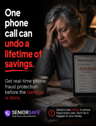 Sentien Unveils Game-Changing AI Platform, SeniorSafe - Stops Both Human and AI-Deepfake Phone Fraud and Scams (Image Credit: PRNewswire)