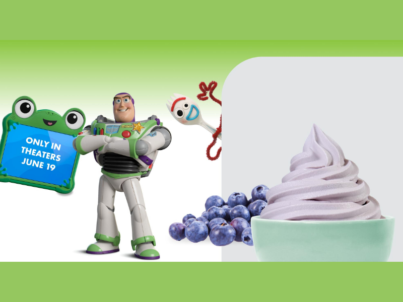 Space Ranger Berry Blast- Frozen Yogurt (Image Credit: Yogurtland official website)