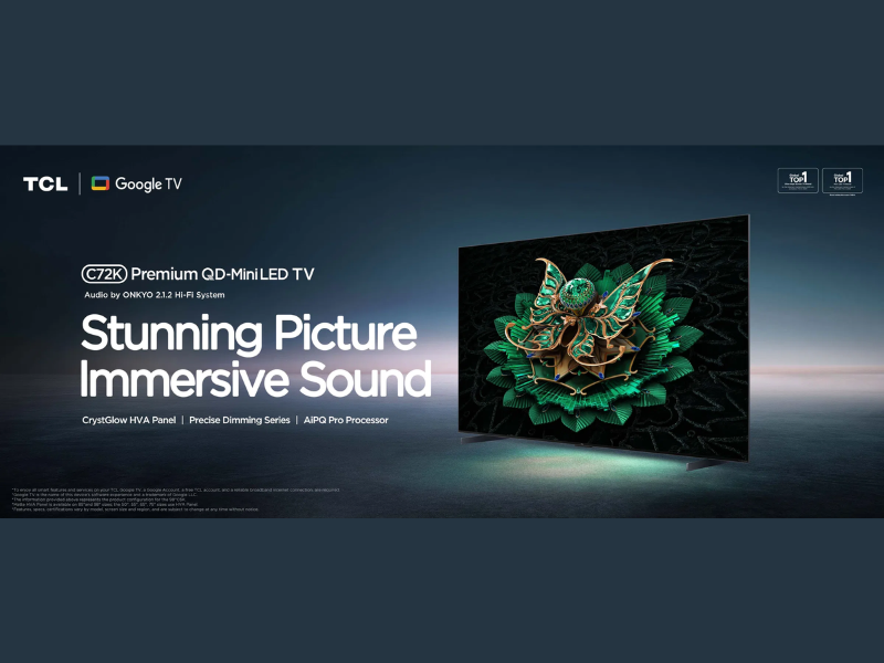 TCL C72K Premium QD-MiniLED TV (Image Credit: TCL official website)