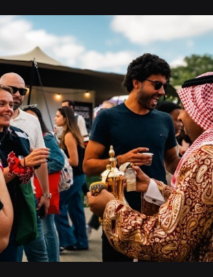 Taste of London visitors experience Saudi hospitality and culture at the country’s pavilion (Image Credit: PRNewswire)