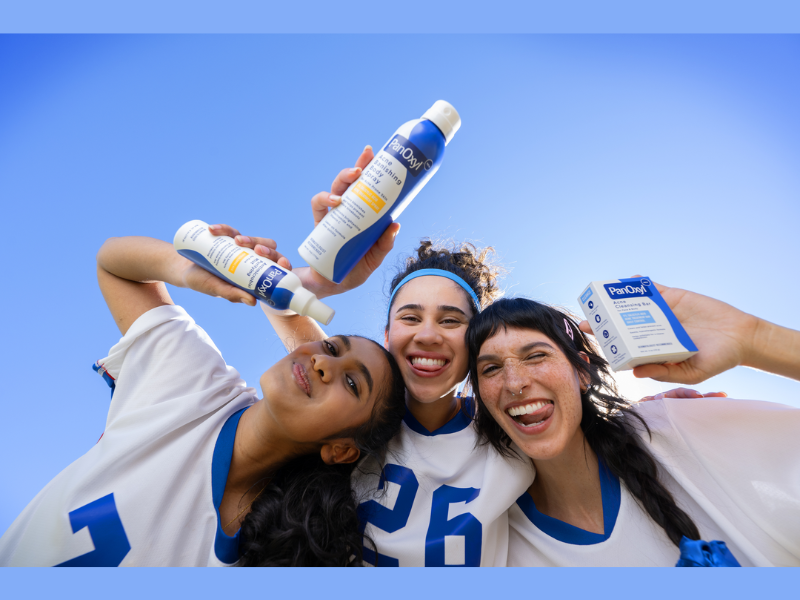 The PanOxyl Brand Launches Here for It All Campaign, Empowering Confidence Throughout the Acne Journey (image Credit: PRNewswire)