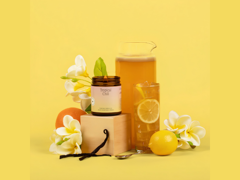 Tropical Chill Scented Candle (Image Credit: Fontana Candle Co. official website)