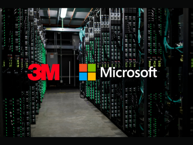3M and Microsoft announce a strategic partnership to advance AI data center infrastructure and enterprise transformation (Image Credit: PRNewswire)