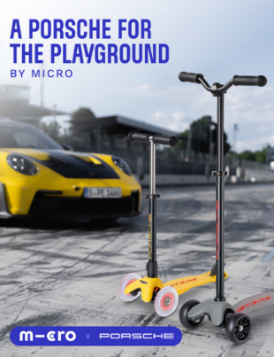 A Porsche for the Playground Micro x Porsche (Image Credit: PRNewswire)