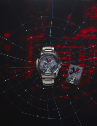 Citizen Unveils a Limited-Edition Spider-Man Timepiece Featuring Original Artwork by Marvel Illustrator Adam Kubert (Image Credit: PRNewswire)