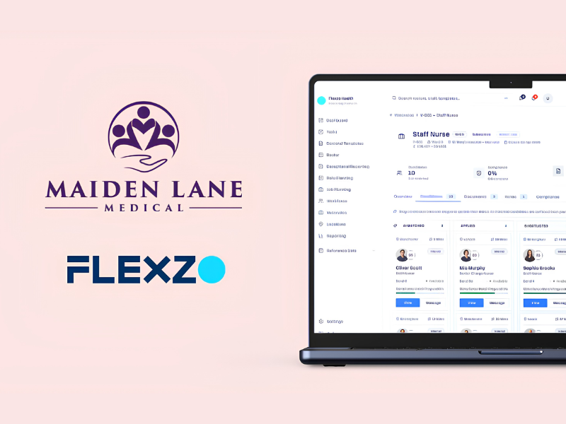 Flexzo Ai Partners with Maiden Lane Medical (Image Credit: PRNewswire)