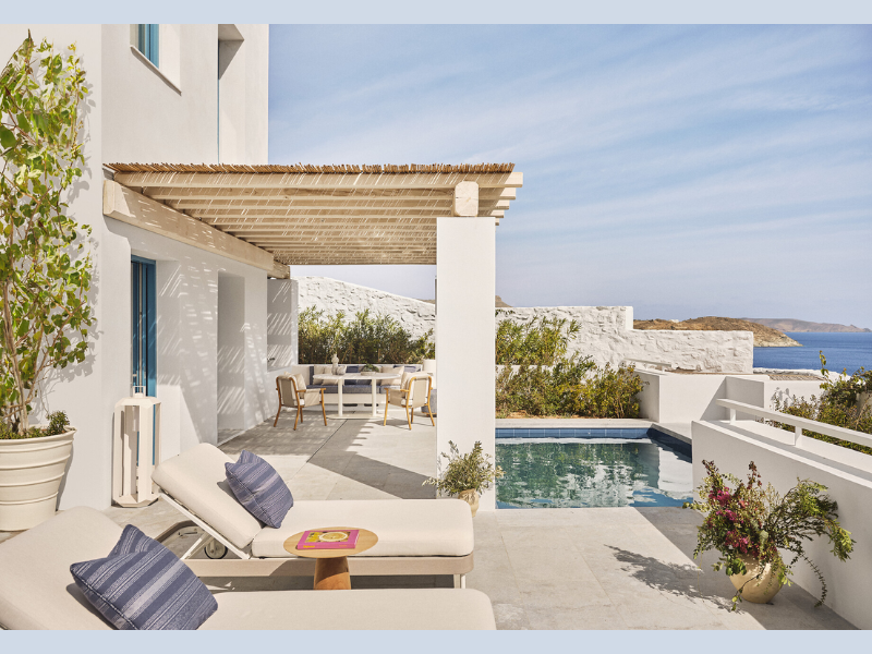 Four Seasons Hotel Mykonos Sideview (Image Credit: PRNewswire)