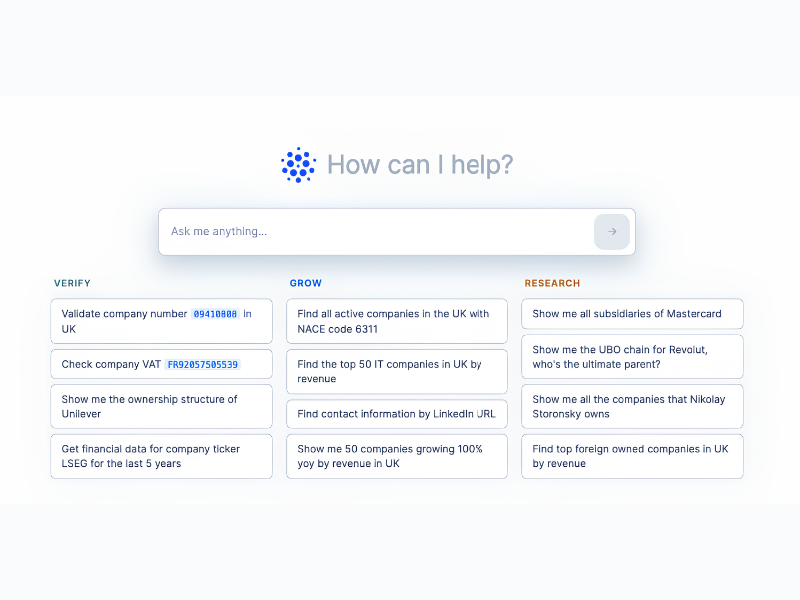 Global Database Launches Regis, an AI Assistant for Live Company Registry Data (Image Credit: Businesswire)