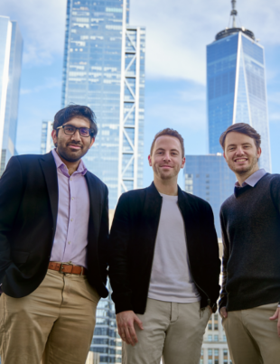 Hadrius founders Som Mohapatra, Thomas Stewart, and Allen Calderwood (Image Credit: PRNewswire)