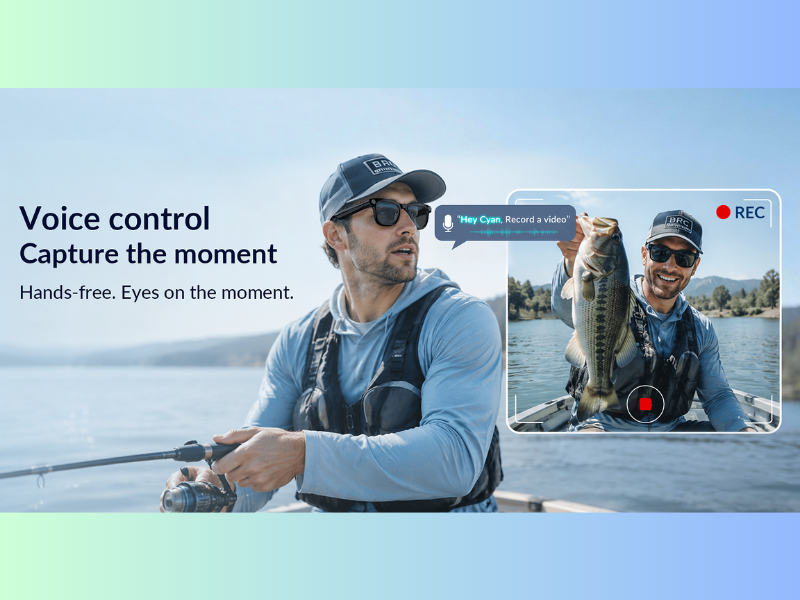 Hands-free. Eyes on the moment (Image Credit: PRNewswire)