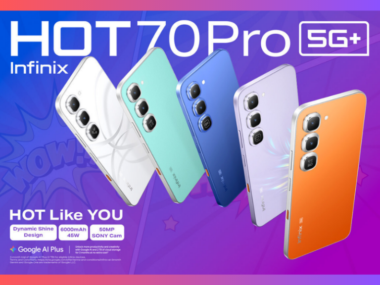 Infinix Unveils HOT 70 Pro 5G More Expressive, More Interactive, More Pro (Image Credit: PRNewswire)
