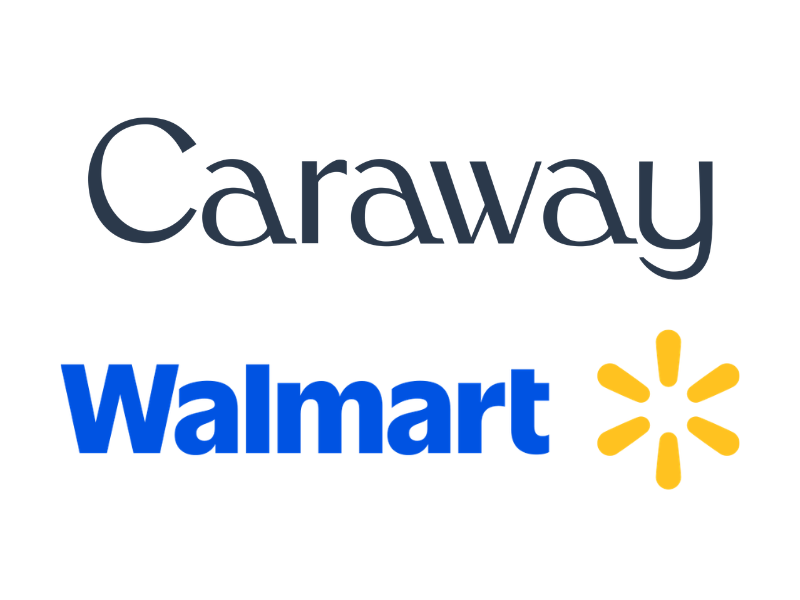 Image Courtesy: Caraway and Walmart Official websites