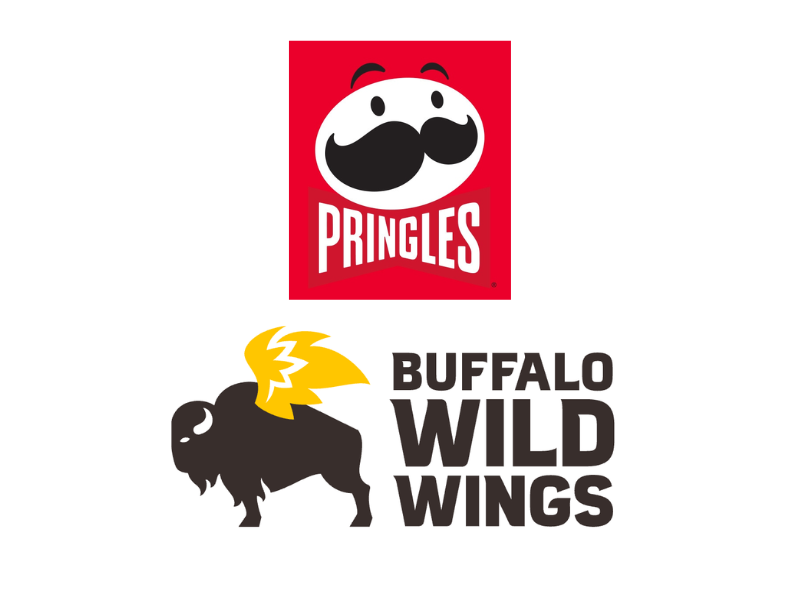 (Image Credit: Pringles and Buffalo Wild Wings official websites)
