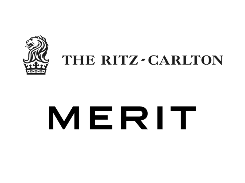 (Image Credit: The Ritz- Carlton and Merit Beauty official websites)