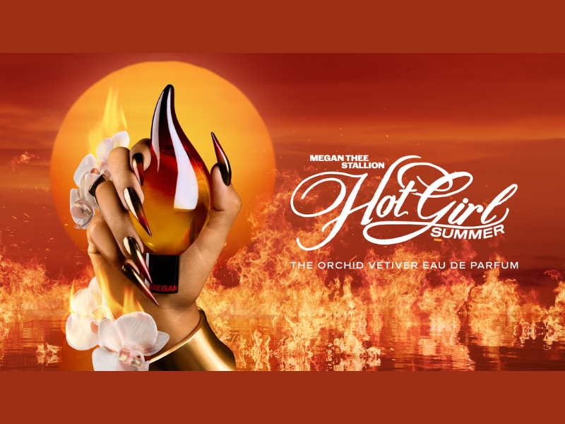 Megan Thee Stallion Hot Girl Summer The Orchid Vetiver Eau de Parfum CPS (IMage Credit: PRNewswire)