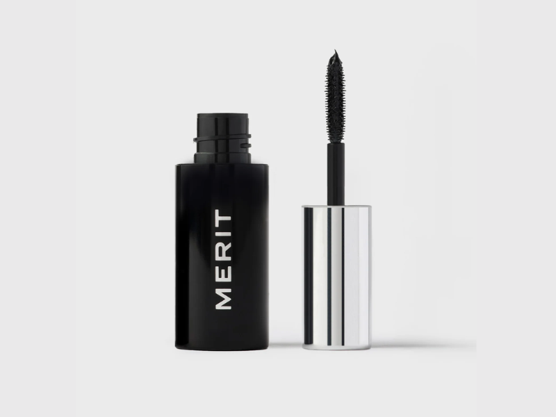 Mini Clean Volume Mascara in Black (Image Credit: Merit Beauty official website)