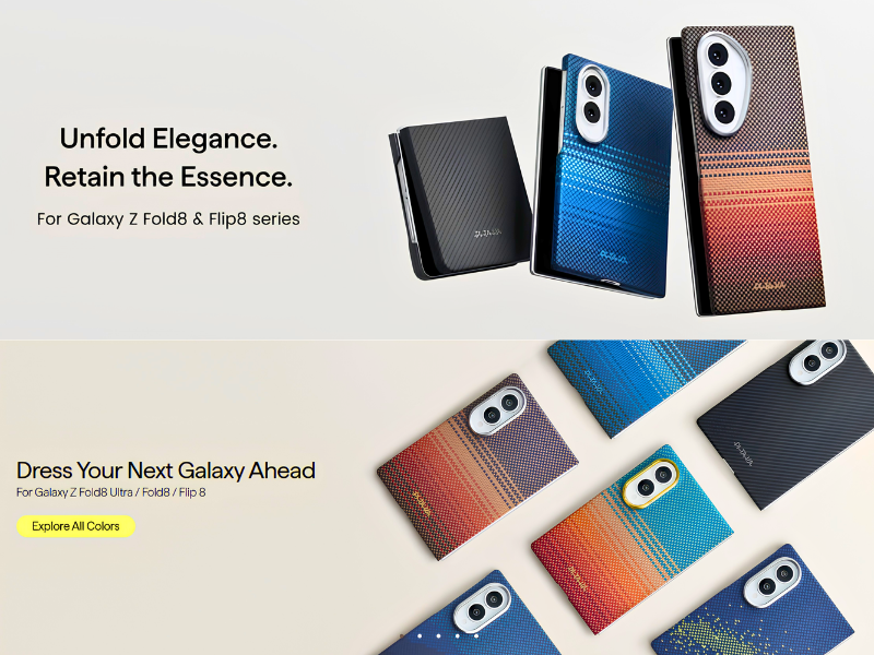 PITAKA Debuts Integrated Protection System Built for Samsung's Next-Generation Foldables (Image Credit: PITAKA official website)