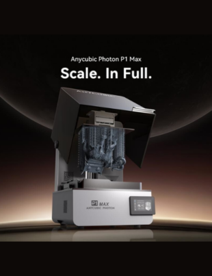 Photon P1 Max, an 18.3L Large-Format Resin 3D Printer (Image Credit: PRNewswire)